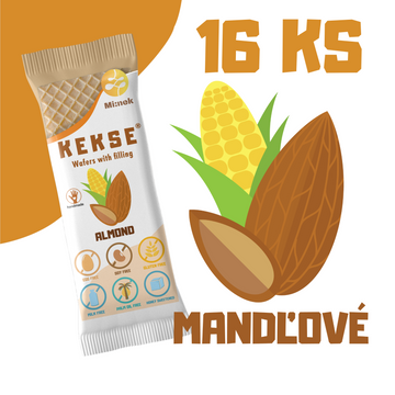 KEKSE Oblátky s mandľovou náplňou 16 ks