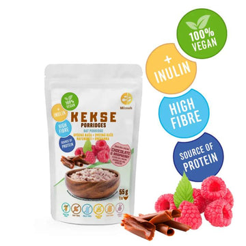 KEKSE Ovsená kaša Čokoláda+Malina 55g