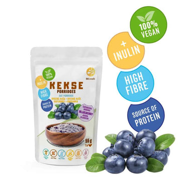 KEKSE Ovsená kaša Čučoriedka 55g
