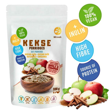 KEKSE Ovsená kaša Jablko+Škorica 330g