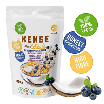 KEKSE Müsli Čučoriedka+Kokos 300g