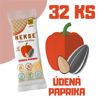 KEKSE Oblátky s údenou paprikou 32 ks