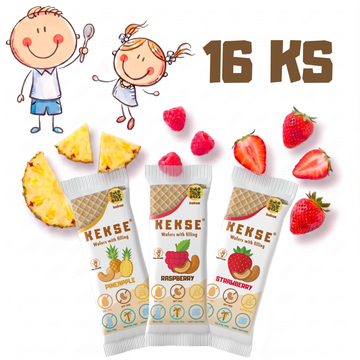 KEKSE Ovocný mix 16 ks