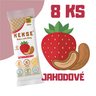 KEKSE Oblátky s jahodovou náplňou 8 ks