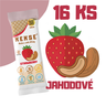 KEKSE Oblátky s jahodovou náplňou 16 ks