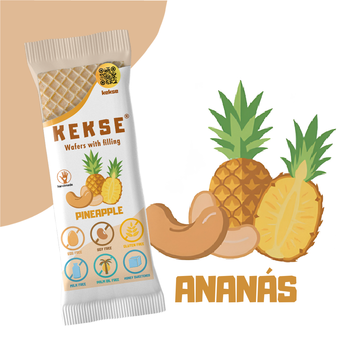 KEKSE Oblátky s ananásovou náplňou