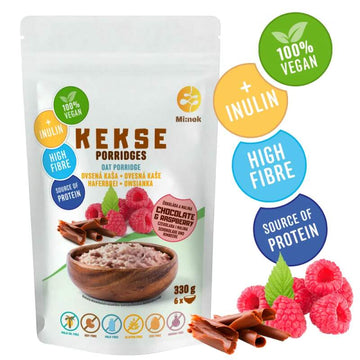 KEKSE Ovsená kaša Čokoláda+Malina 330g