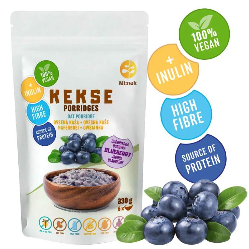 KEKSE Ovsená kaša Čučoriedka 330g