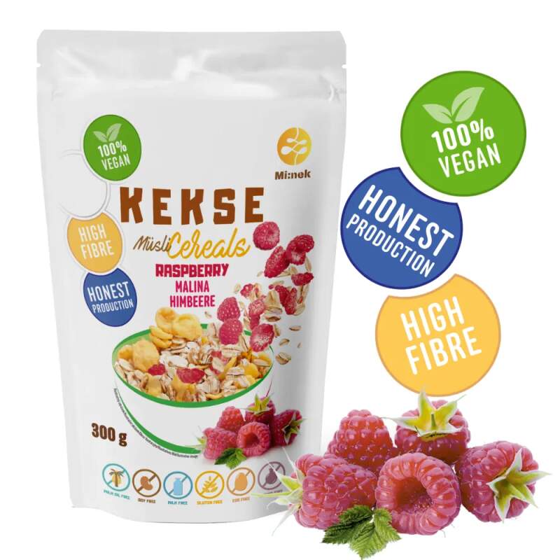 KEKSE Müsli Malina 300g – KEKSE – Oblátky s náplňou