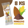 KEKSE Oblátky s mandľovo karobovou náplňou 8 ks