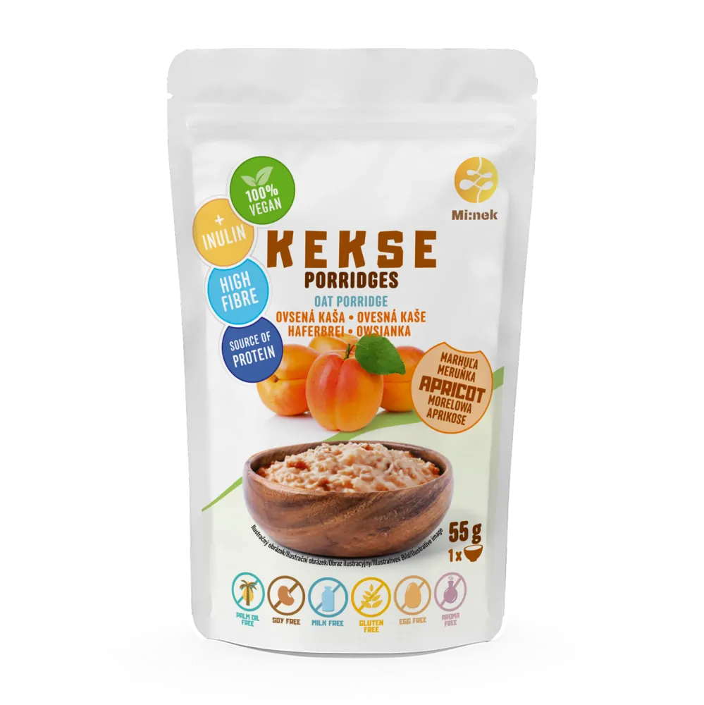 KEKSE Ovsená kaša Marhuľa 55g