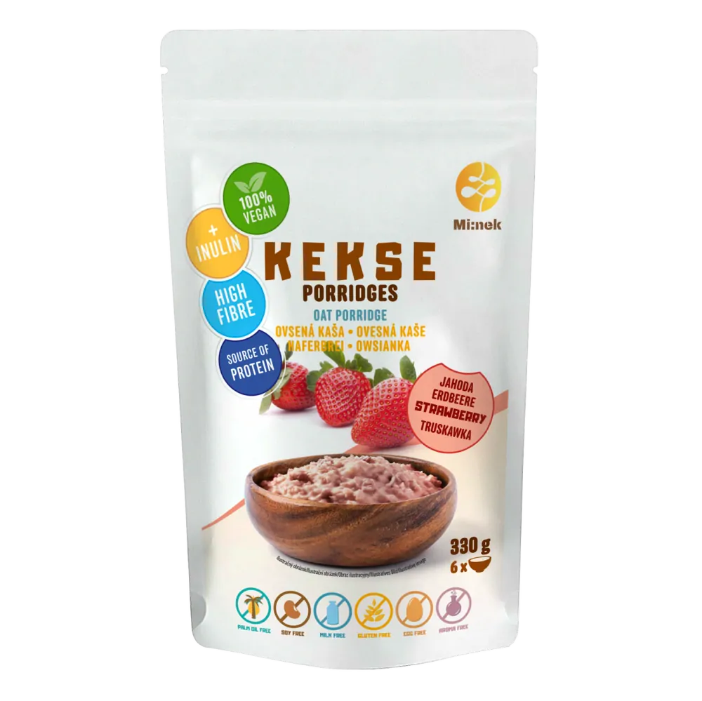 KEKSE Ovsená kaša Jahoda 330g