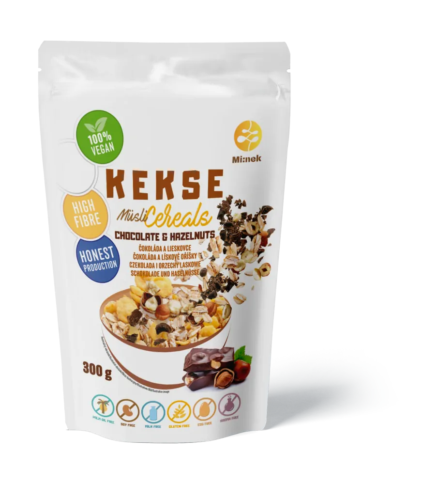 KEKSE Müsli Čokoláda+Lieskovce 300g