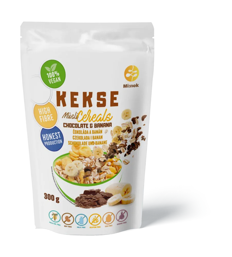 KEKSE Müsli Čokoláda+Banán 300g
