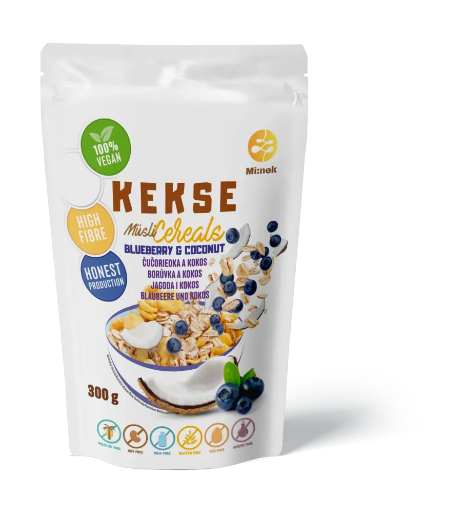 KEKSE Müsli Čučoriedka+Kokos 300g
