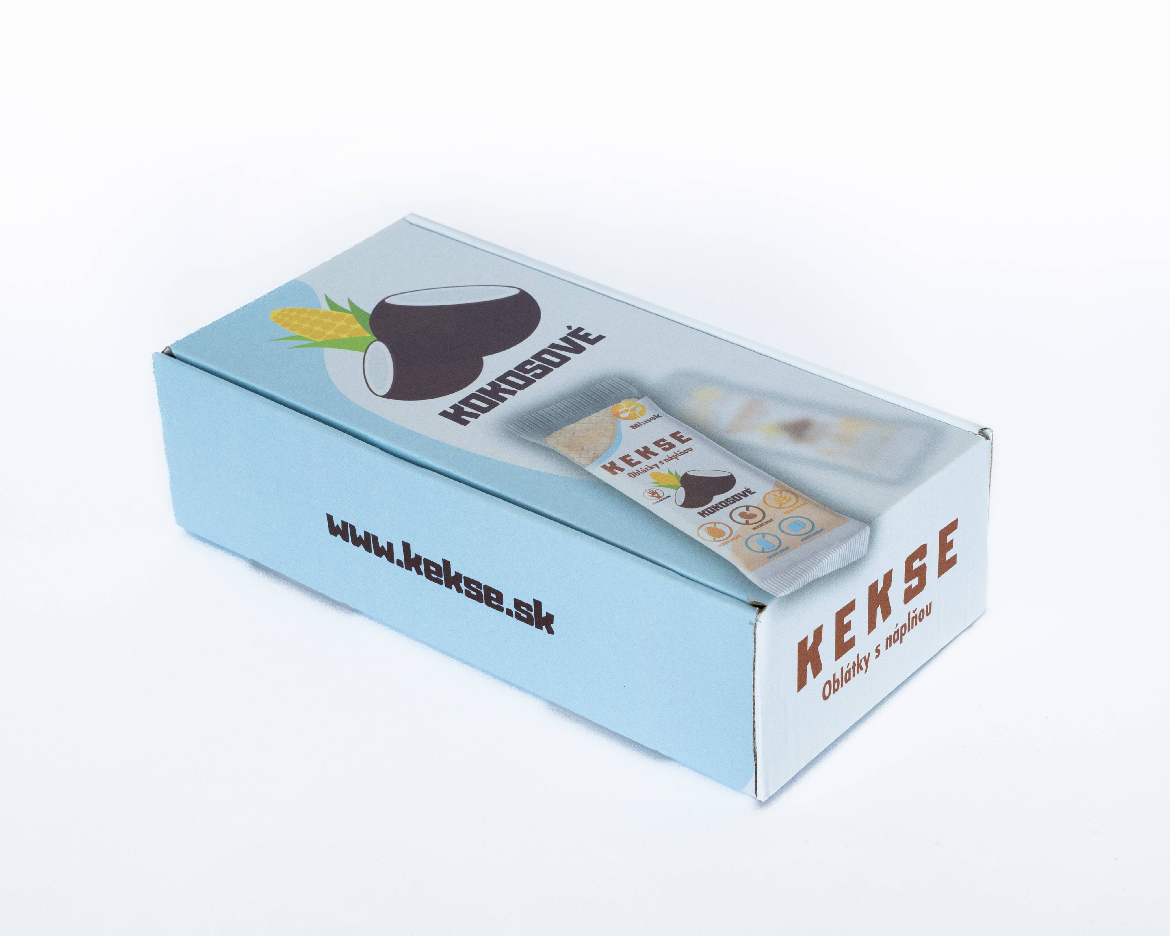 KEKSE Oblátky s kokosovou náplňou 16 ks